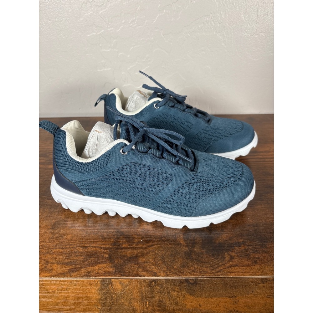 Propet W5102 Mens Navy Blue Mesh Athletic Walking‎ Sneakers Wide 2E Size 7 US